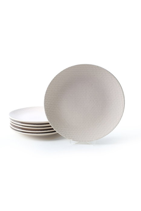 Hermia Juego de Platos de Servicio de Gres Cerámico, Crema, 27 cm (6 Piezas) inevitable Hermia Juego de Platos de Servicio de Gres Cerámico, Crema, 27 cm (6 Piezas) inevitable